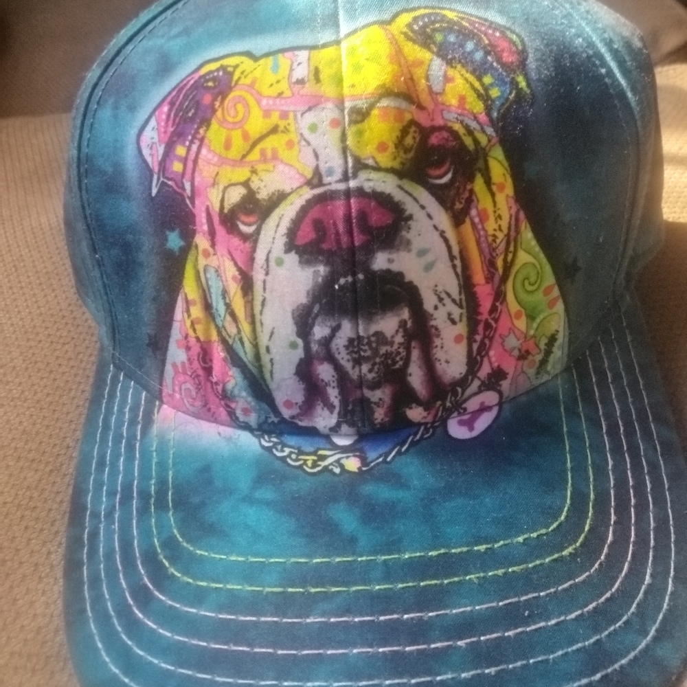 Colorful Bulldog Graphic Hat